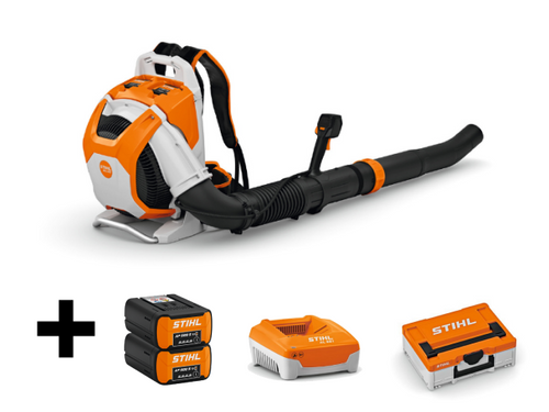 BRA 500 Accu Ruggedragen Bladblazer - Set Compleet