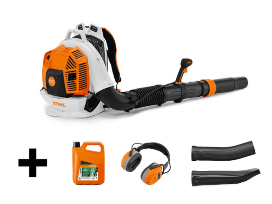 BR 800 C-E Benzine Ruggedragen Bladblazer - Set Compleet