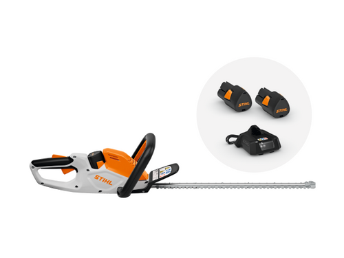 HSA 40 Akku-Heckenschere 50 cm – SET 2x AS 2 Akku und AL 1 Ladegerät