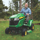 X350 Petrol Riding Mower with Mulching Deck | 42 Inch (107cm)