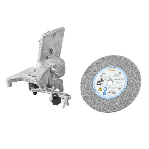 USG Tilting support for circular saw blades for USG chain sharpening machine