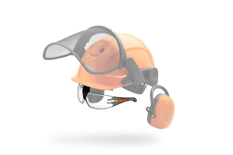 Helmbril / Geïntegreerde veiligheidsbril
