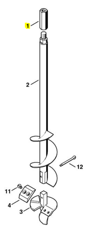 Adapter BT 45 TBV plantgatboor