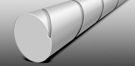 Maaidraad rond stil Ø 2,4 mm x 83,0 m