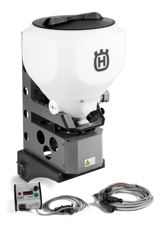 Spreader cyclone for front mower