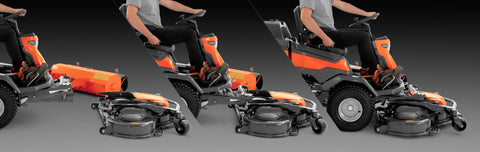 R 420TsX AWD Rider Benzine Frontmaaier - Exclusief Maaidek.