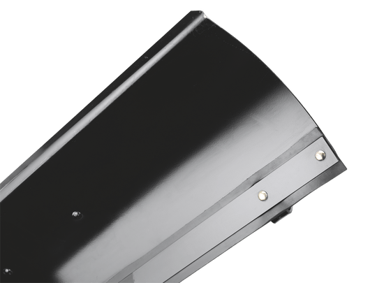 Rubber scraping edge for snow plow 