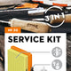 Service Kit 30 for FC 91, FC 96, FC 111, FS 89, FS 91, FS 111, HT 102, HT 103, KM 91 and KM 111 