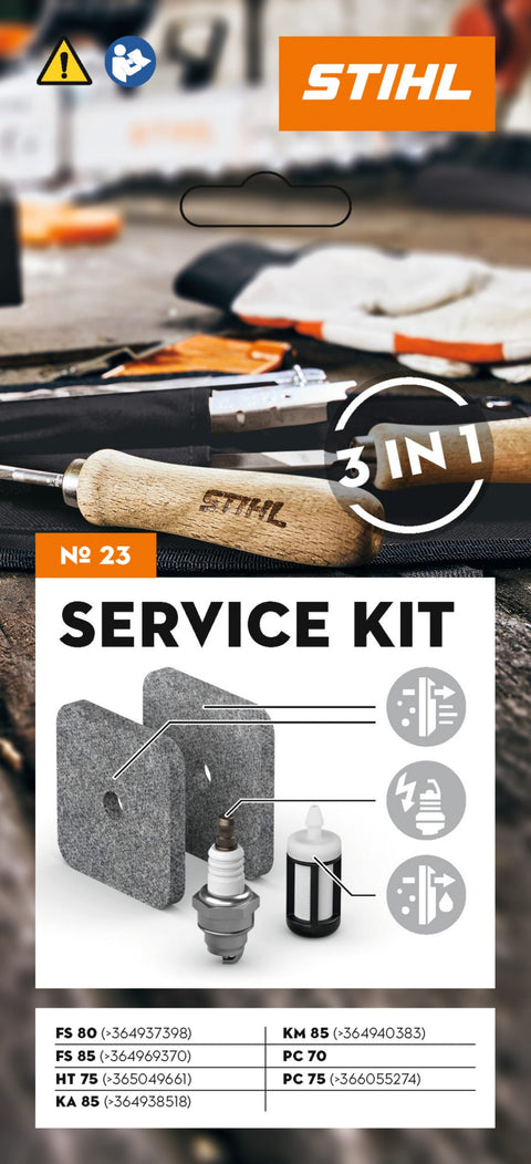 Service Kit 23 for FS 80, FS 85, HT 75, KA 85, KM 85, PC 70 and PC 75 