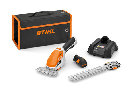 HSA 26 Battery Grass Shears and Boxwood Hedge Trimmer - SET AS 2 battery and AL 101 charger