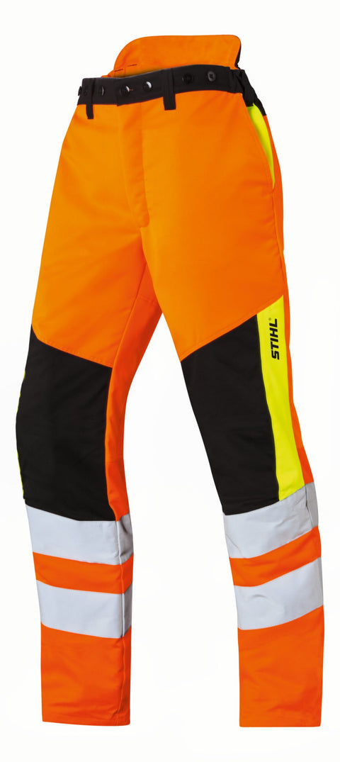 Reflective pants with protection against cuts Protect MS XXL