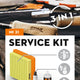 Service Kit 31 voor BT 131, FB 131, FR 131, FS 131, FS 311, HT 130, HT 131, HT 132, HT 133, KM 131
