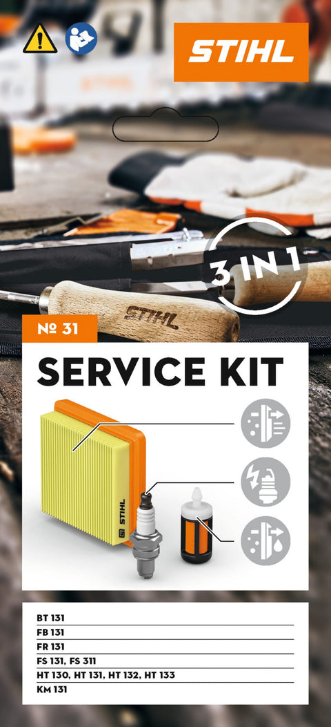 Service Kit 31 for BT 131, FB 131, FR 131, FS 131, FS 311, HT 130, HT 131, HT 132, HT 133, KM 131 