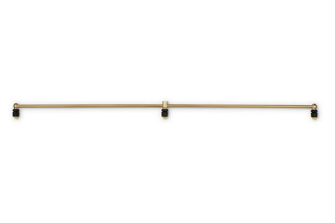 Wide spray rod, brass 100 cm