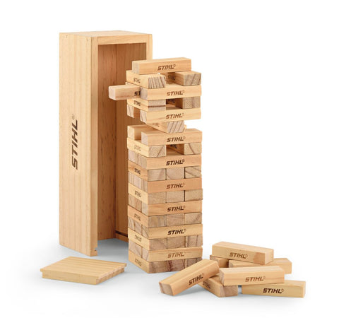 Game wooden stacking tower