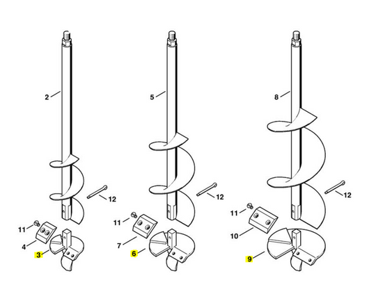 Drill head Ø 5" BT 45